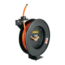 Manguera para compresor,de hule,15m x 3/8",carrete retráctil