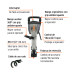 Martillo demoledor HEX 20 kg 55 J 1600 W, Truper Expert