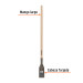 Raspador forjado de 4", mango largo de 54", Truper