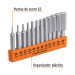 Juego de 12 puntas hexagonales std largo 2", Expert