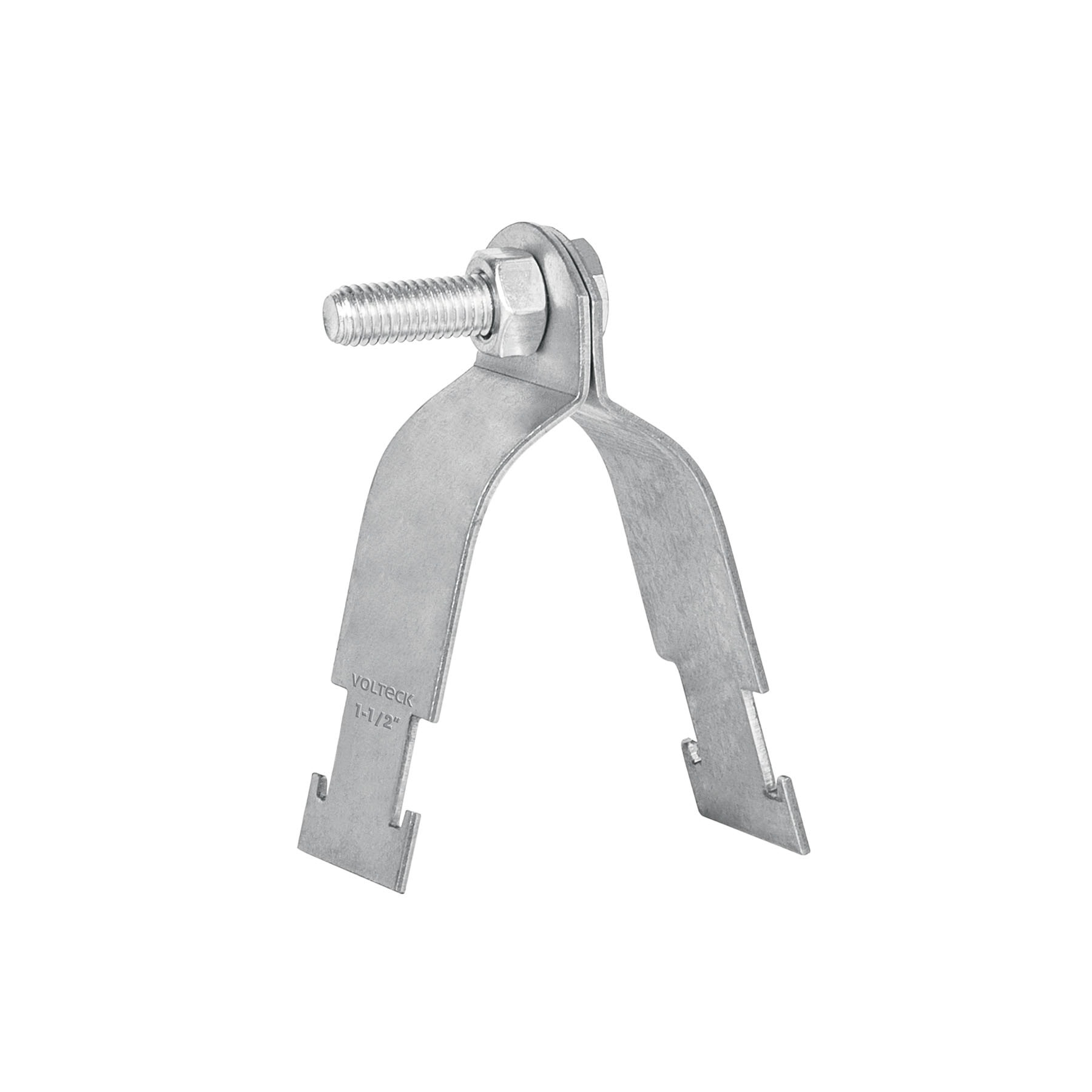Abrazadera para unicanal de 1 1/2", Volteck