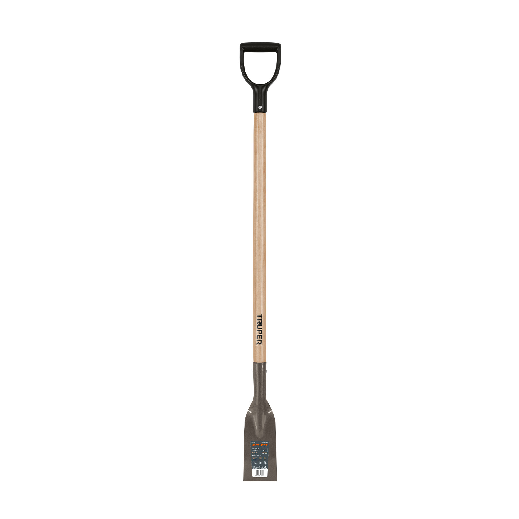 Raspador forjado de 4", puño "Y", mango de 42", Truper
