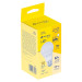 Lámpara de LED tipo bulbo A19 8 W, luz cálida, caja, Basic