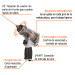Llave de impacto neumática 1/2", Truper