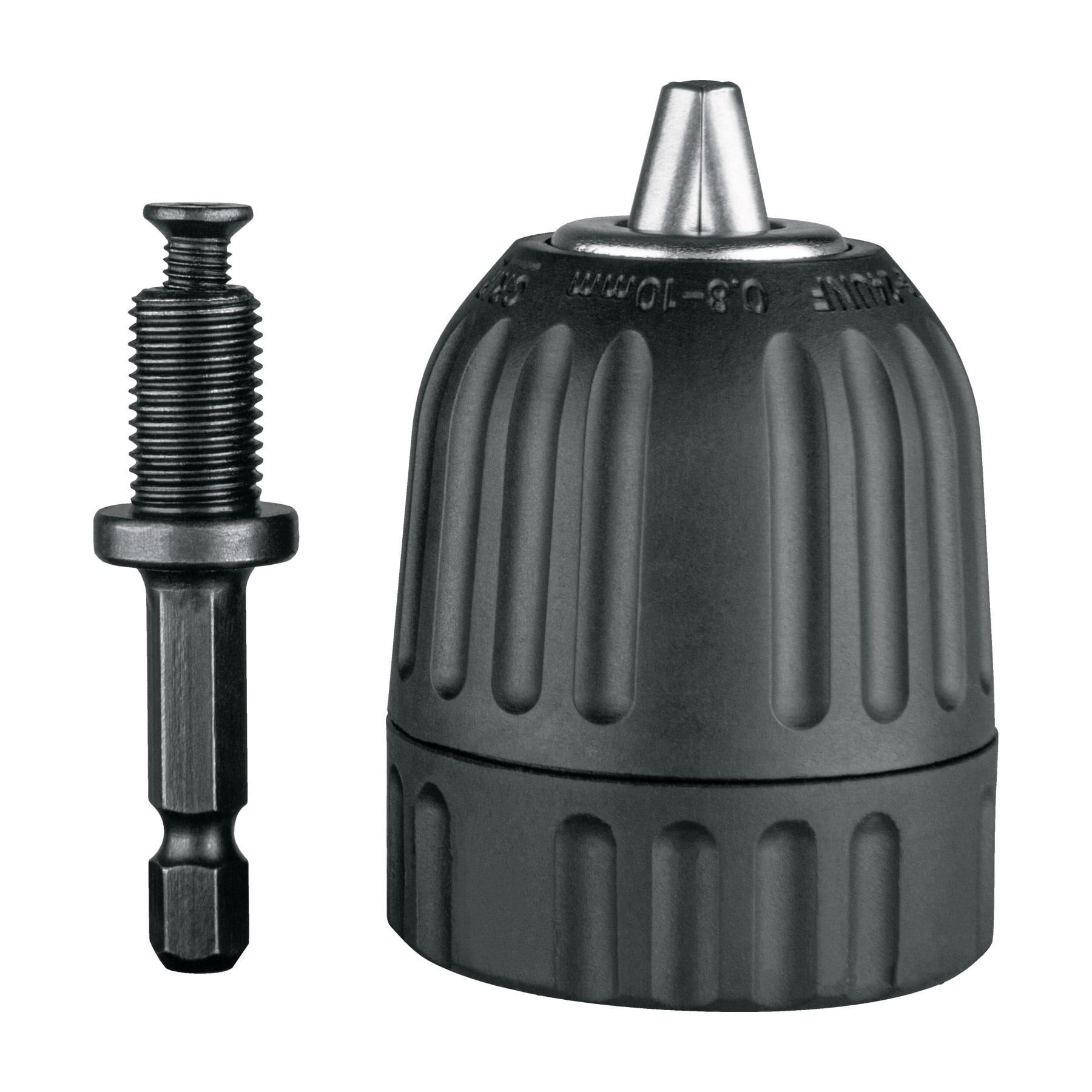 Broquero cierre rápido 3/8" con adaptador Hex de 1/4"
