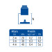 Regadera cromo 6" plato redondo, sin brazo, Foset