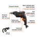 Taladro 1/4" 380 W, industrial, Truper