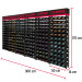 Rack modular para tornillos con 288 gavetas