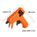 Pistola eléctrica para silicón de 5/16", Truper