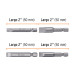 Estuche con 5 puntas planas combinadas largo 2", Expert