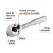 Matraca doble cuadros 1/4"y 3/8", Truper