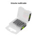 Estuche con 6 puntas planas combinadas largo 1", Expert