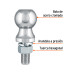 Bola de arrastre para remolque, 1-7/8", 2000 lb, Truper