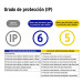 Luminario lineal de LED 36 W de sobreponer a prueba de vapor