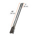 Cavador mangos de acero 45", Truper