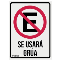 Letrero de señalización "NO ESTACIONARSE", 25 x 34 cm