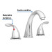Mezcladora para lavabo con taladros separados, Foset