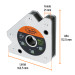 Escuadra magnética 4" para soldar, capacidad 50 kg, Expert