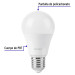 Lámpara LED tipo bulbo A19 9 W con sensor de movimiento