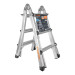 Multiescalera telescópica,3.2 m, capacidad de carga 150 kg