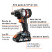Rotomartillo y destornillador inalámbrico 20V, sin carbones