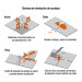 Sistema de nivelación para azulejos, Truper