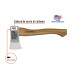 Hacha cazadora 1-1/4 lb, mango hickory 14", Truper