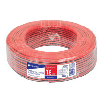 Cables dúplex polarizados bicolor para bocina, 100 m
