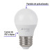 Lámpara de LED tipo bulbo G45 5 W, luz de día, caja, Basic