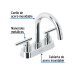 Mezcladora p/lavabo, bar, manerales palanca, cromo, Tubig