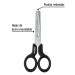 Tijera 4-1/2" de acero inoxidable punta roma escolar, Pretul