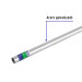 Tubo Conduit 3/4" galvanizado 3 m pared delgada, et. verde