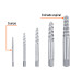 Juego con 5 extractores de tornillos, Truper