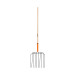 Bieldo para estiércol 10 dientes, mgo largo 48", cab/soldada