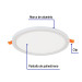 Luminario de LED para empotrar 15 W, ajustable, luz de día