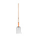 Bieldo para paja, 5 dientes, mgo largo 48", Truper