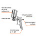 Pistola compacta p/retoque LVMP vaso alum, 0.5 mm, Truper