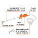 Pistola para limpieza de máquinas, cuerda 1/4" NPT, Truper
