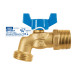 Llave de esfera de latón 3/4" con rosca para manguera, Foset