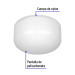 Luminario de LED 15 W tipo plafón, base E26, luz de día