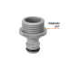 Conector 3/4" rápido macho de ABS, sistema click