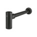 Céspol de bote minimalista 1 1/4", negro, para lavabo, Foset