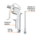 Pistola para sopletear, con extensión de 4", Truper