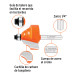 Broca para router, doble romana, 1-3/8" con balero, Truper