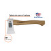 Hacha cazadora, 1-1/4 lb, mango hickory 14", cabeza pulida
