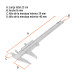 Calibrador vernier analógico 6" acero inox, std y mm, Truper