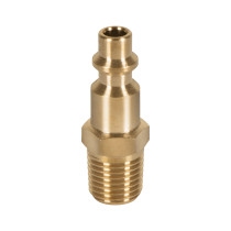 Conector rápido de latón, tipo M, cuerda 1/4" NPT, macho