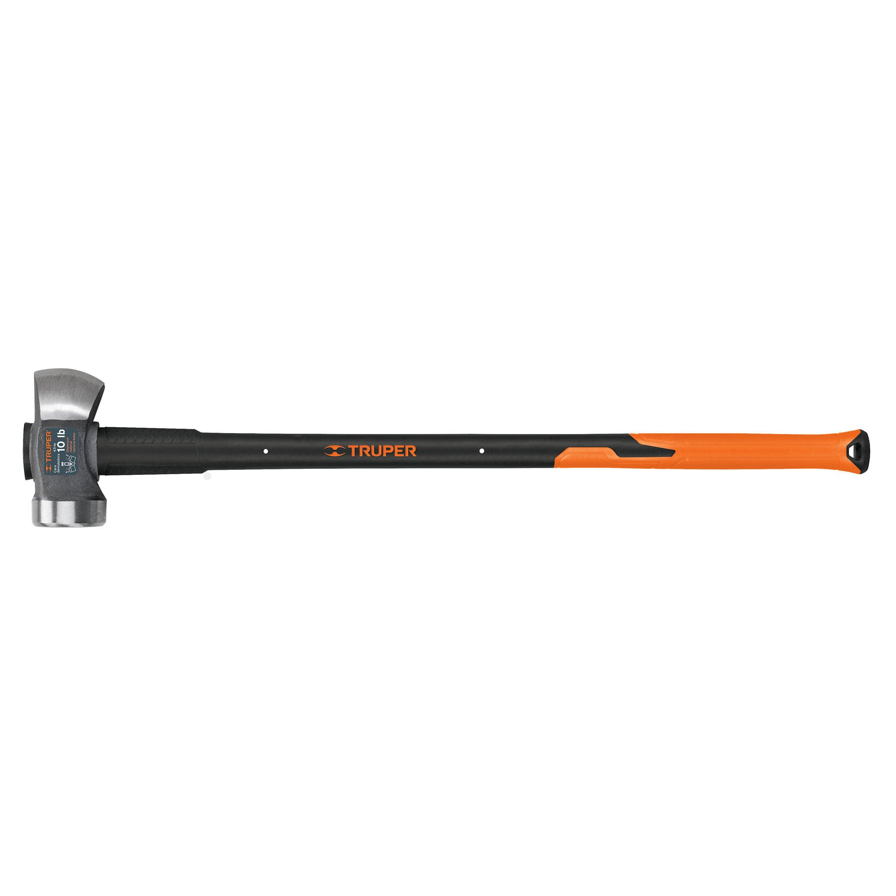 Marro demoledor 10 lb, mango fibra de vidrio 36", Truper