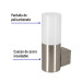 Arbotante decorativo de LED 5 W 1 spot luz cálida, Volteck