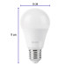 Lámpara LED tipo bulbo A19 9 W con sensor de movimiento